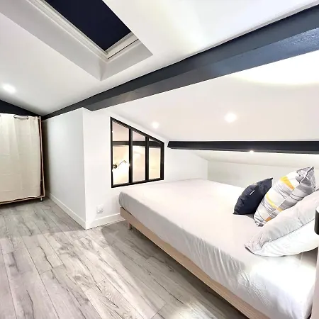 別荘 Le Loft ~ A 4 Min De La Gare, Fibre + Parking Prive *